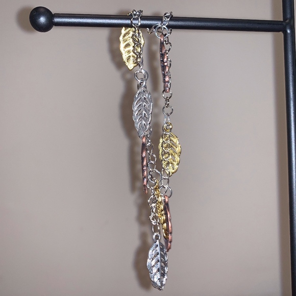 Silver Leaf Chain Bracelet - Picture 1 of 1